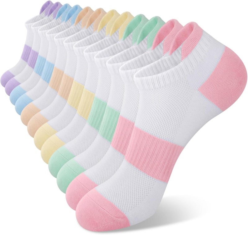 Darller 6 Pairs Ankle Socks for Women - Lightweight Low Cut No Show Casual Cotton Socks Breathable - Image 1